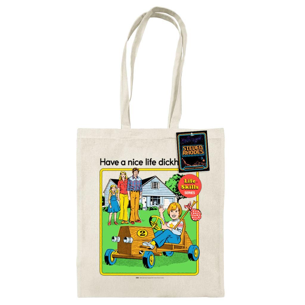 Natural - Front - Steven Rhodes Have  A Nice Life Tote Bag