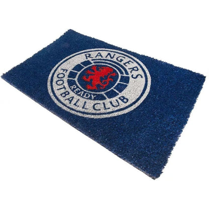 Blue - Back - Rangers FC Crest Door Mat