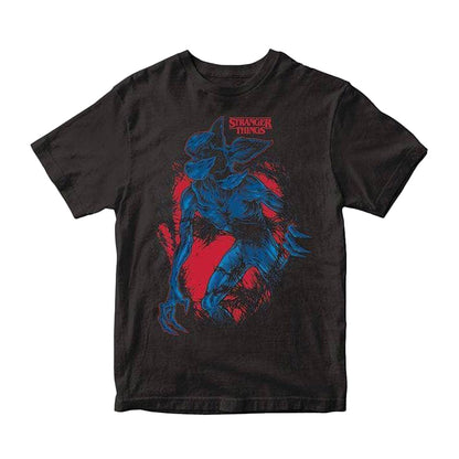 Black - Front - Stranger Things Unisex Adult Demogorgon T-Shirt