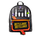 Black-White-Red - Front - Beetlejuice Beetlejuice Stripe Backpack