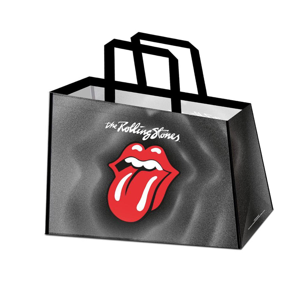 Black-Red - Back - The Rolling Stones Rock ´N´ Roll Tote Bag