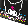 Black-Pink-White - Back - Kuromi Smiling Reusable Tote Bag