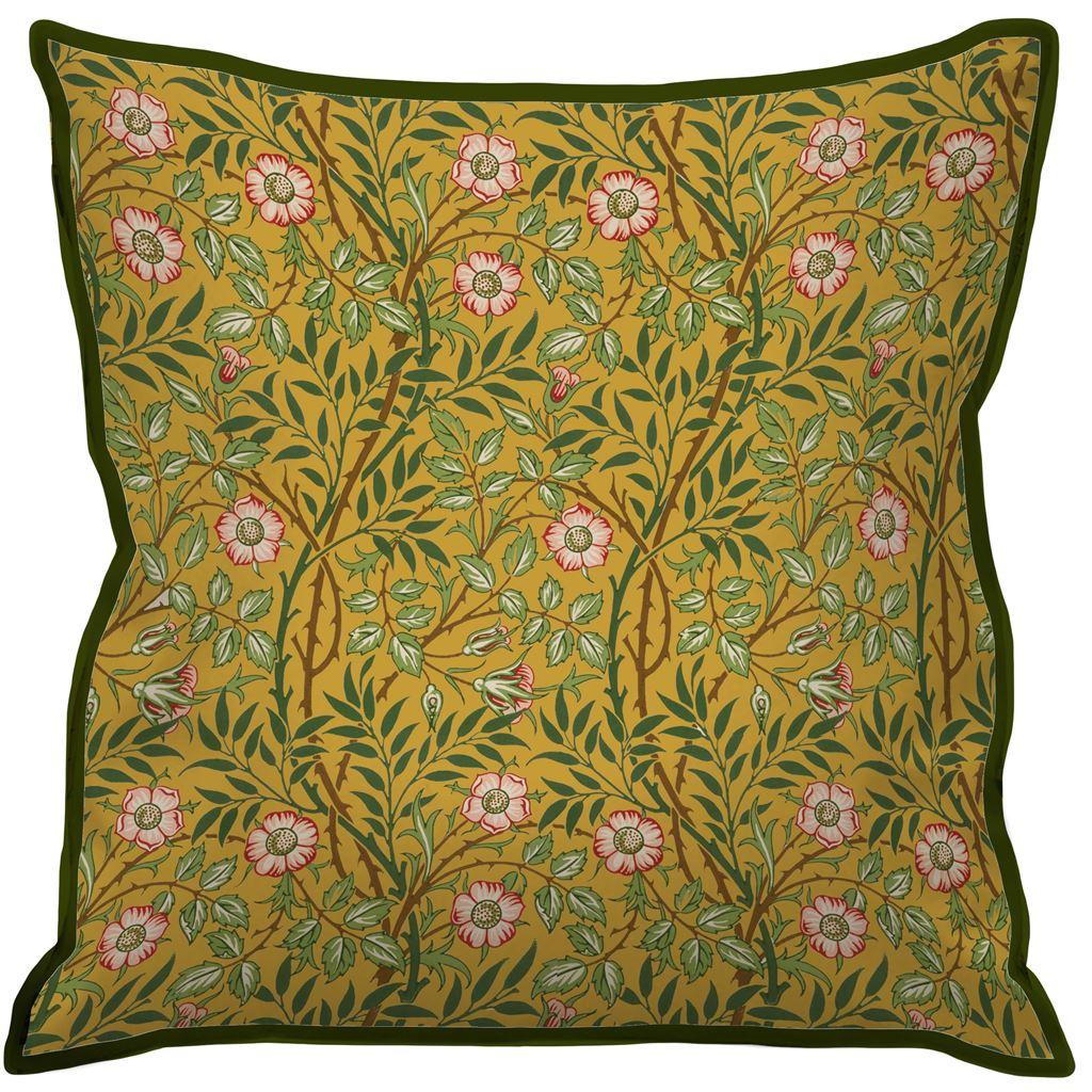 Multicoloured - Front - William Morris Sweet Briar Cushion