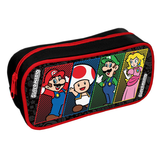 Multicoloured - Front - Super Mario Rectangle Pencil Case