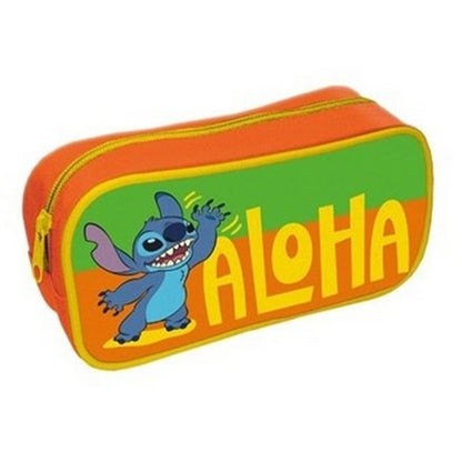 Orange-Yellow-Green - Front - Lilo & Stitch Aloha Pencil Case