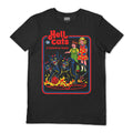 Black - Front - Steven Rhodes Unisex Adult Hell Cats T-Shirt