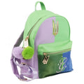 Green-Purple-Blue - Front - Wicked Fashion Elphaba and Glinda Backpack