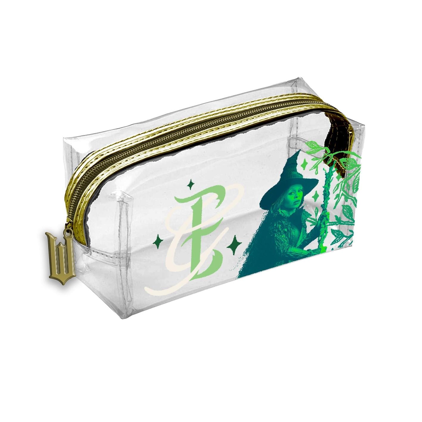White-Green - Front - Wicked Elphaba and Glinda Pencil Case