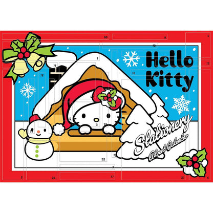 Red - Front - Hello Kitty Advent Stationery Set