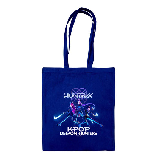 Navy Blue - Front - K-Pop Demon Hunters Trio Tote Bag