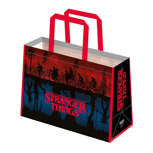 Red-Blue-Black - Front - Stranger Things Upside Down Reusable Bag