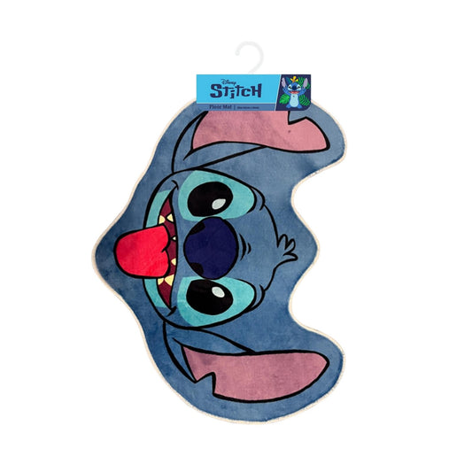 Blue-Pink-Black - Front - Lilo & Stitch Face Door Mat