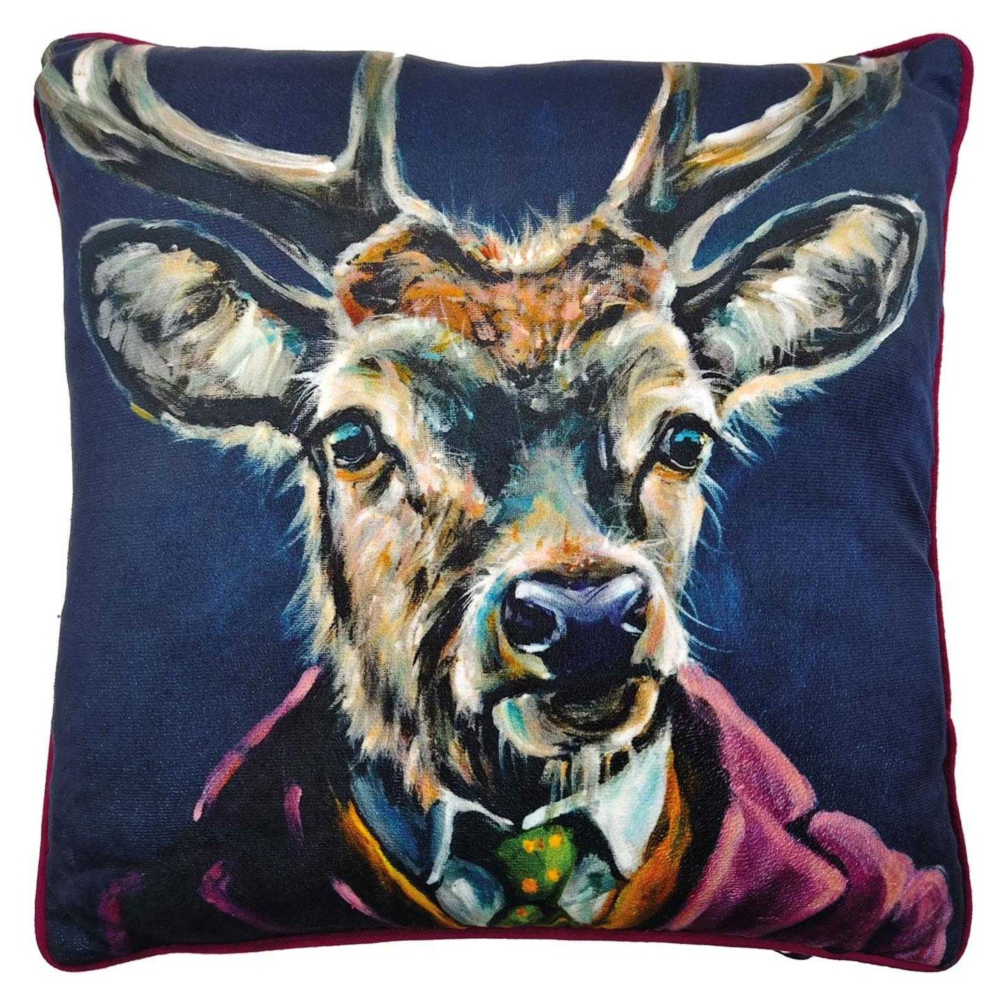 Multicoloured - Front - Louise Brown Clyde Filled Cushion