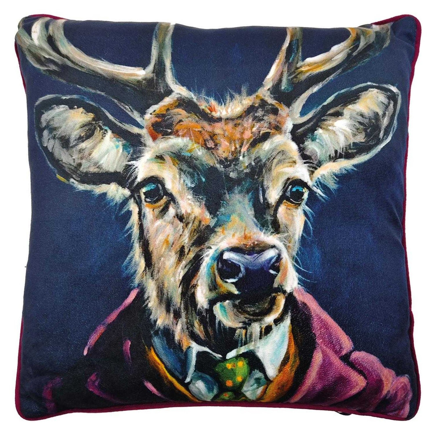 Multicoloured - Front - Louise Brown Clyde Filled Cushion