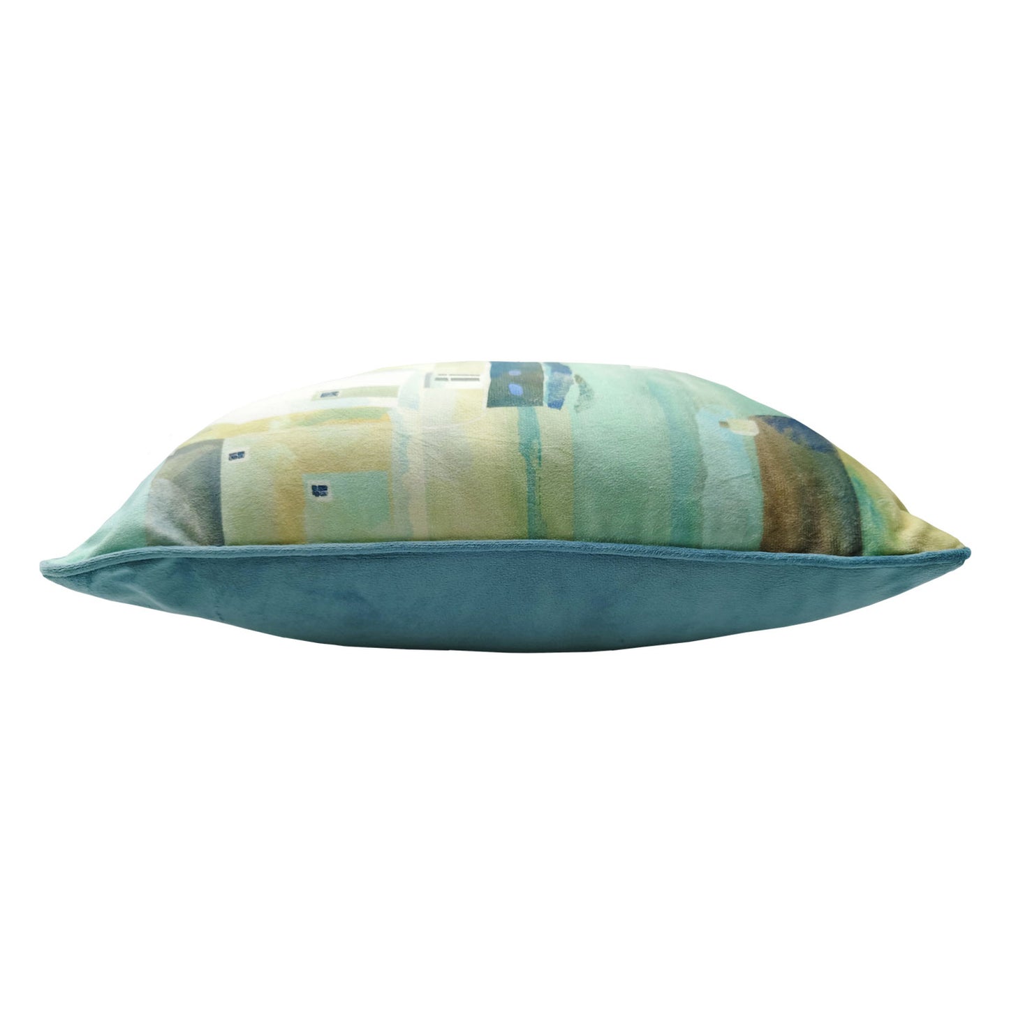 Blue-White - Back - Claire Henley Little Harbour Filled Cushion