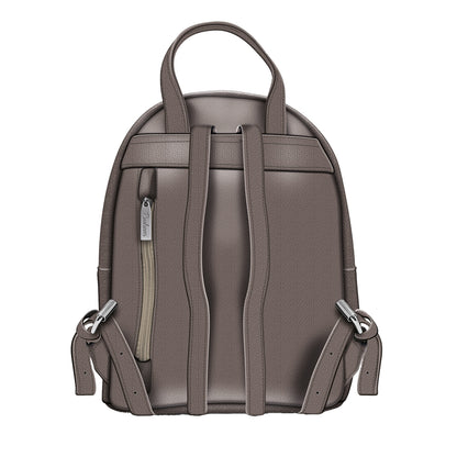 Brown - Back - Pusheen Fashion Face Leather Backpack