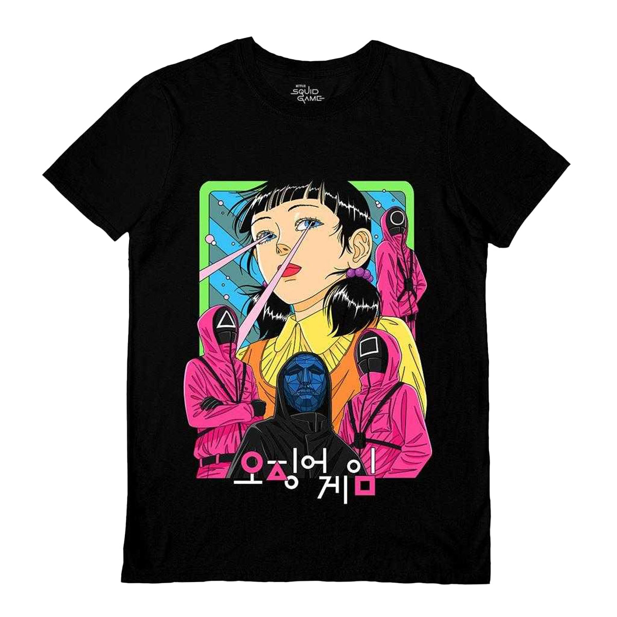 Black - Front - Squid Game 2 Unisex Adult Seoyoung T-Shirt
