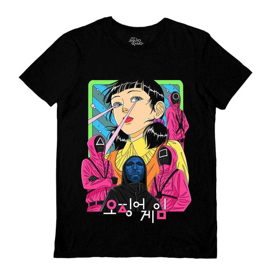 Black - Front - Squid Game 2 Unisex Adult Seoyoung T-Shirt