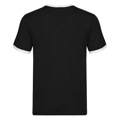 Black-White - Back - Stranger Things Unisex Adult Demogorgon Logo T-Shirt