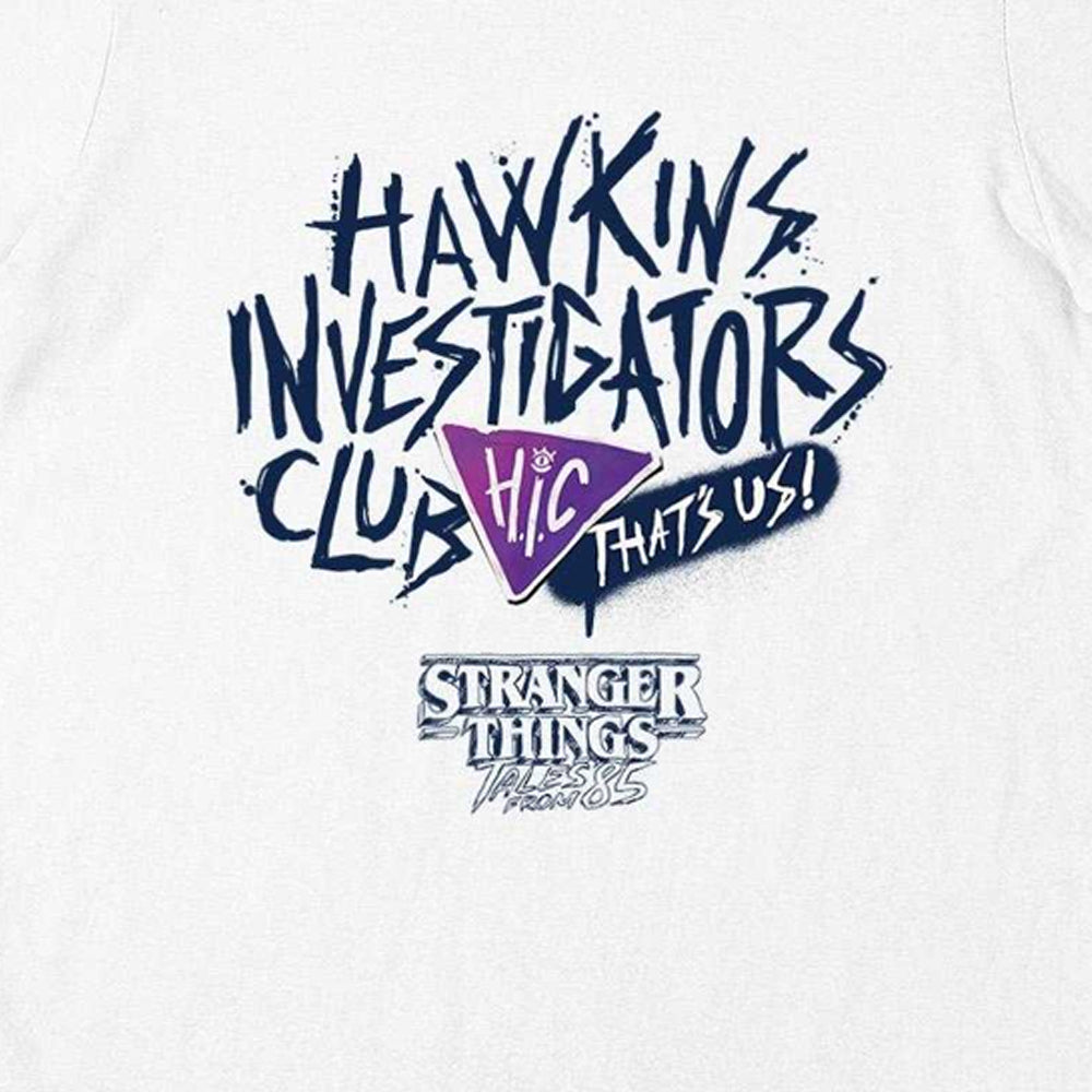 White - Side - Stranger Things: Tales from ´85 Unisex Adult Hic T-Shirt