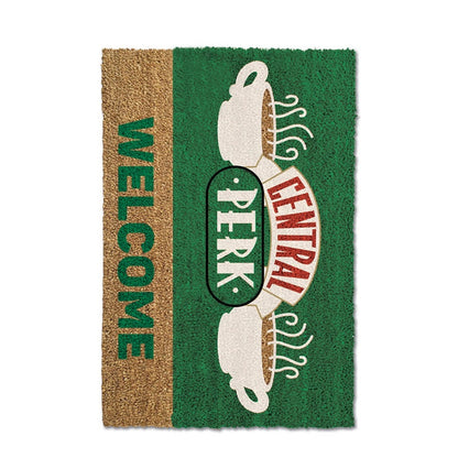 Green-Light Brown-White - Front - Friends Central Perk Door Mat