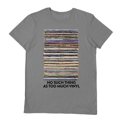 Grey - Front - Pyramid International Unisex Adult Too Much Vinyl T-Shirt