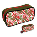 Dark Green-Red-White - Front - Stranger Things Upside Down Rectangular Pencil Case