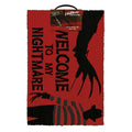 Red-Black - Front - Nightmare On Elm Street Welcome Nightmare Door Mat