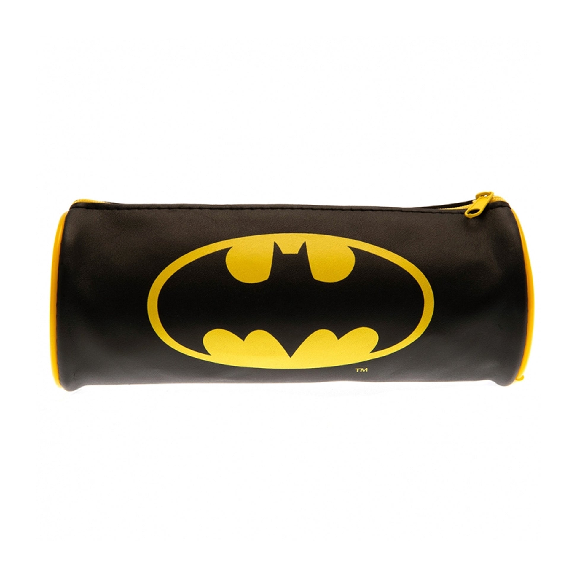 Black-Yellow - Front - Batman Core Barrel Pencil Case