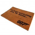 Brown - Pack Shot - James Bond Ive Been Expecting You Door Mat