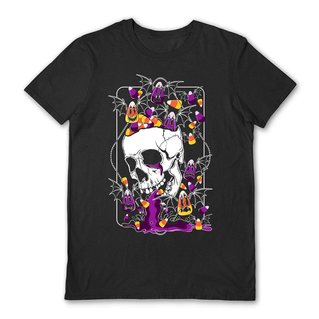 Black - Back - Von Kowen Unisex Adult Death By Candy T-Shirt