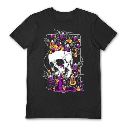 Black - Back - Von Kowen Unisex Adult Death By Candy T-Shirt