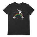 Black - Back - Spacey Gracey Unisex Adult Space Skater Boy T-Shirt