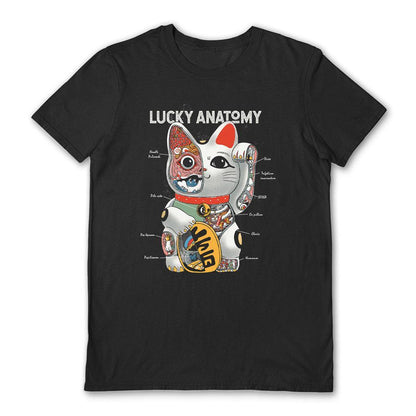 Black - Back - Pepe Rodriguez Unisex Adult Lucky Anatomy T-Shirt
