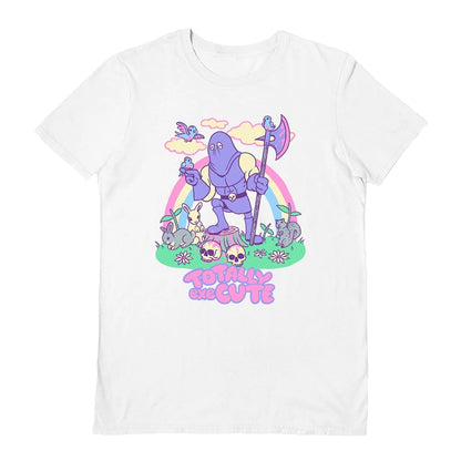 White-Pink-Purple - Front - Hillary White Unisex Adult Totally Execute T-Shirt