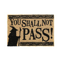 Brown-Black - Front - Lord Of The Rings You Shall Not Pass Door Mat