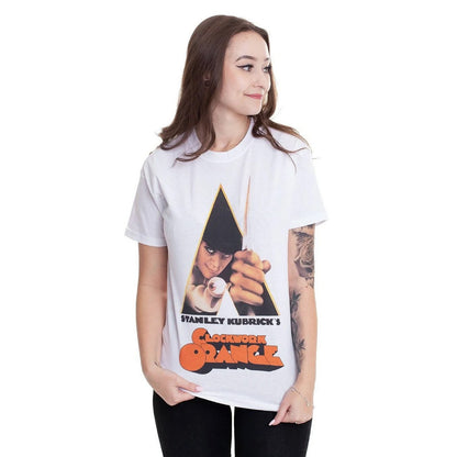 White - Back - Clockwork Orange Unisex Adult Dagger T-Shirt
