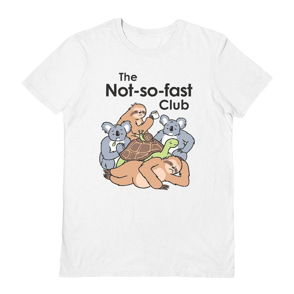White - Front - Gamma Ray Unisex Adult The Not So Fast Club T-Shirt
