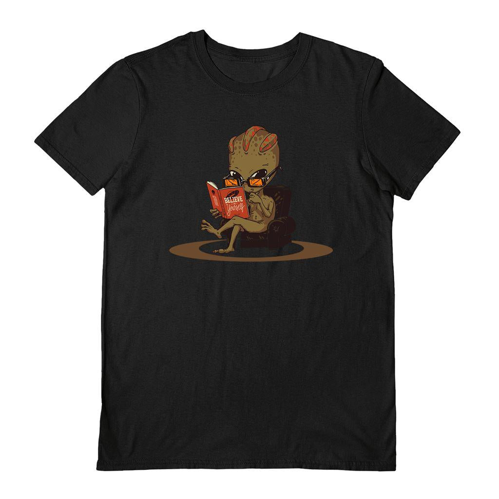 Black - Front - Vo Maria Unisex Adult Believe In Yourself T-Shirt