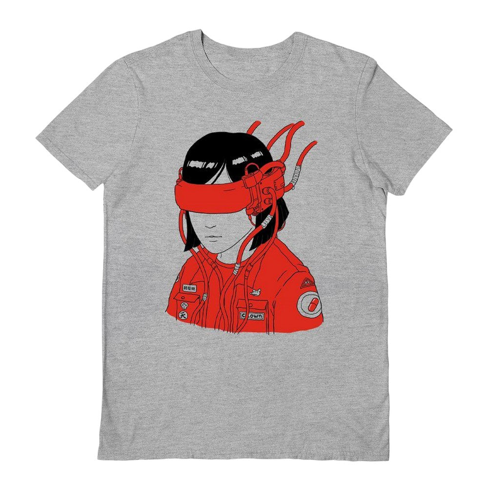 Sports Grey - Front - Pigboom Unisex Adult Escape Printed T-Shirt