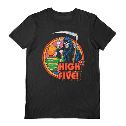 Black - Front - Steven Rhodes Unisex Adult High Five T-Shirt