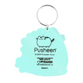 Green - Back - Pusheen Pusheenosaurus Keyring