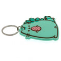 Green - Side - Pusheen Pusheenosaurus Keyring