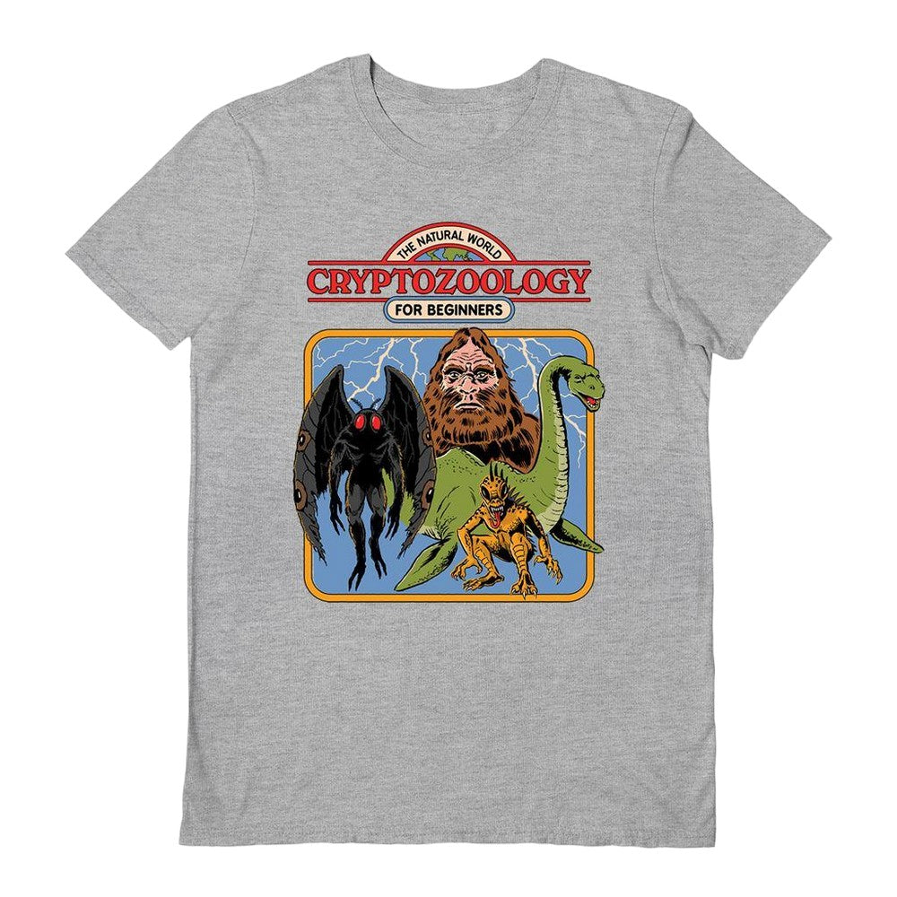Grey - Front - Steven Rhodes Unisex Adult Cryptozoology T-Shirt