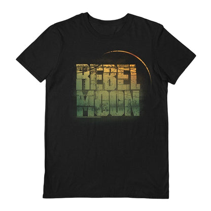Black - Front - Rebel Moon Unisex Adult Tech Logo T-Shirt
