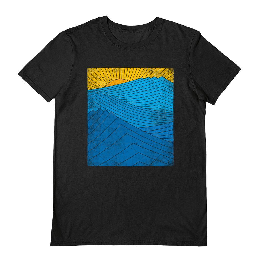 Black - Front - Bulo Unisex Adult Sunrise T-Shirt