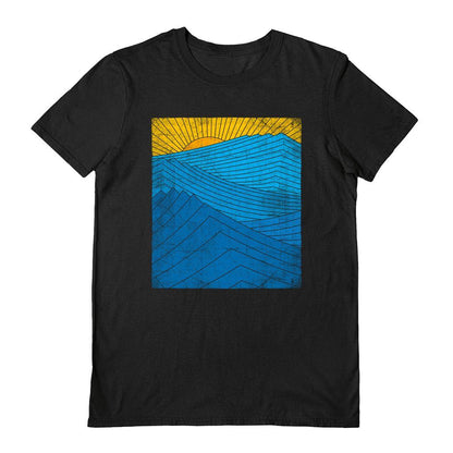 Black - Front - Bulo Unisex Adult Sunrise T-Shirt