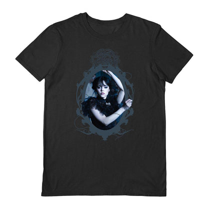 Black - Front - Wednesday Unisex Adult Dance T-Shirt