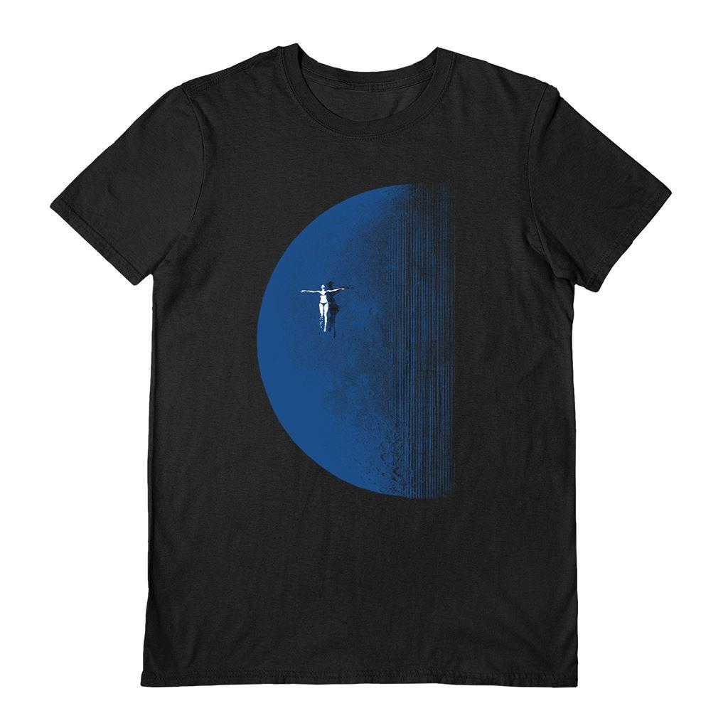 Black - Front - Bulo Unisex Adult Pure Blue Moon T-Shirt