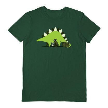 Dark Green - Front - Agrimony Unisex Adult Crude Oil Origins T-Shirt